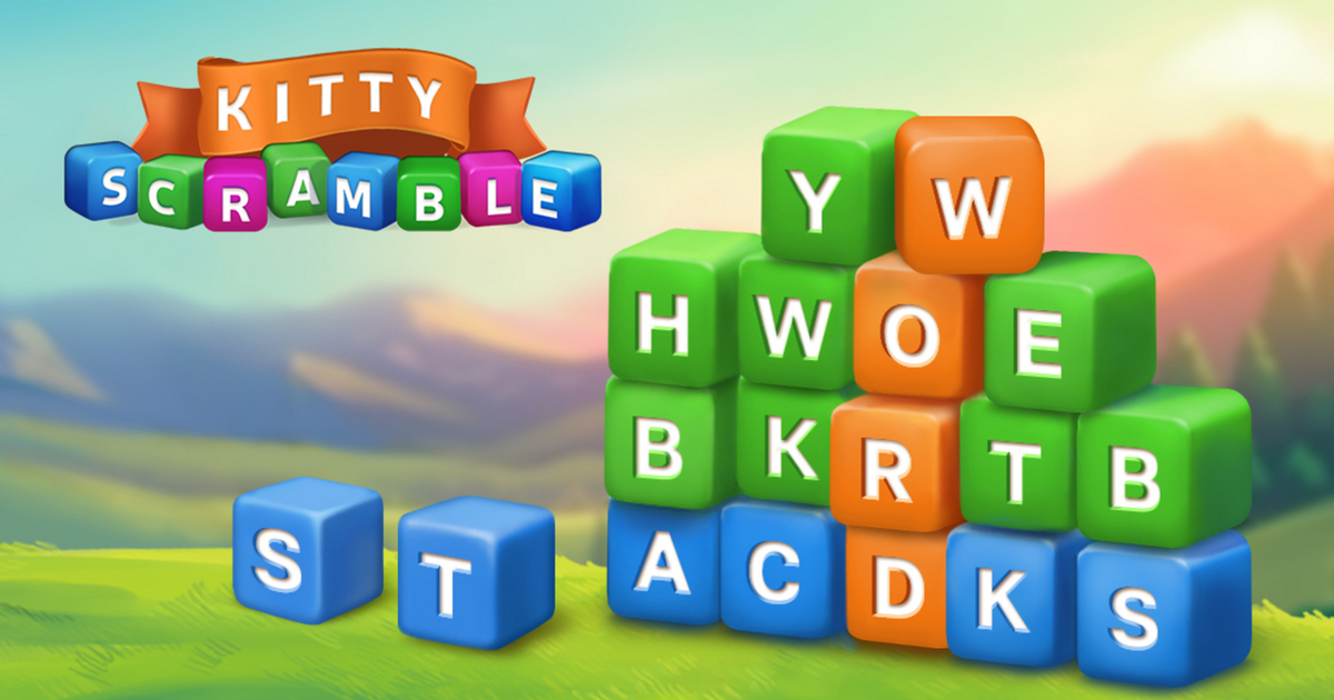 Kitty Scramble: Word Stacks Cover